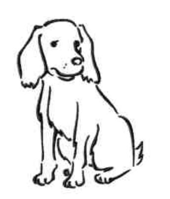 Simple dog outline for a tattoo | Tattoo and pierce me | Pinterest