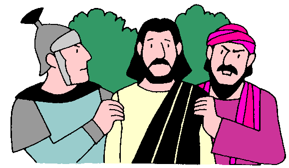 Jesus was led away to a trial