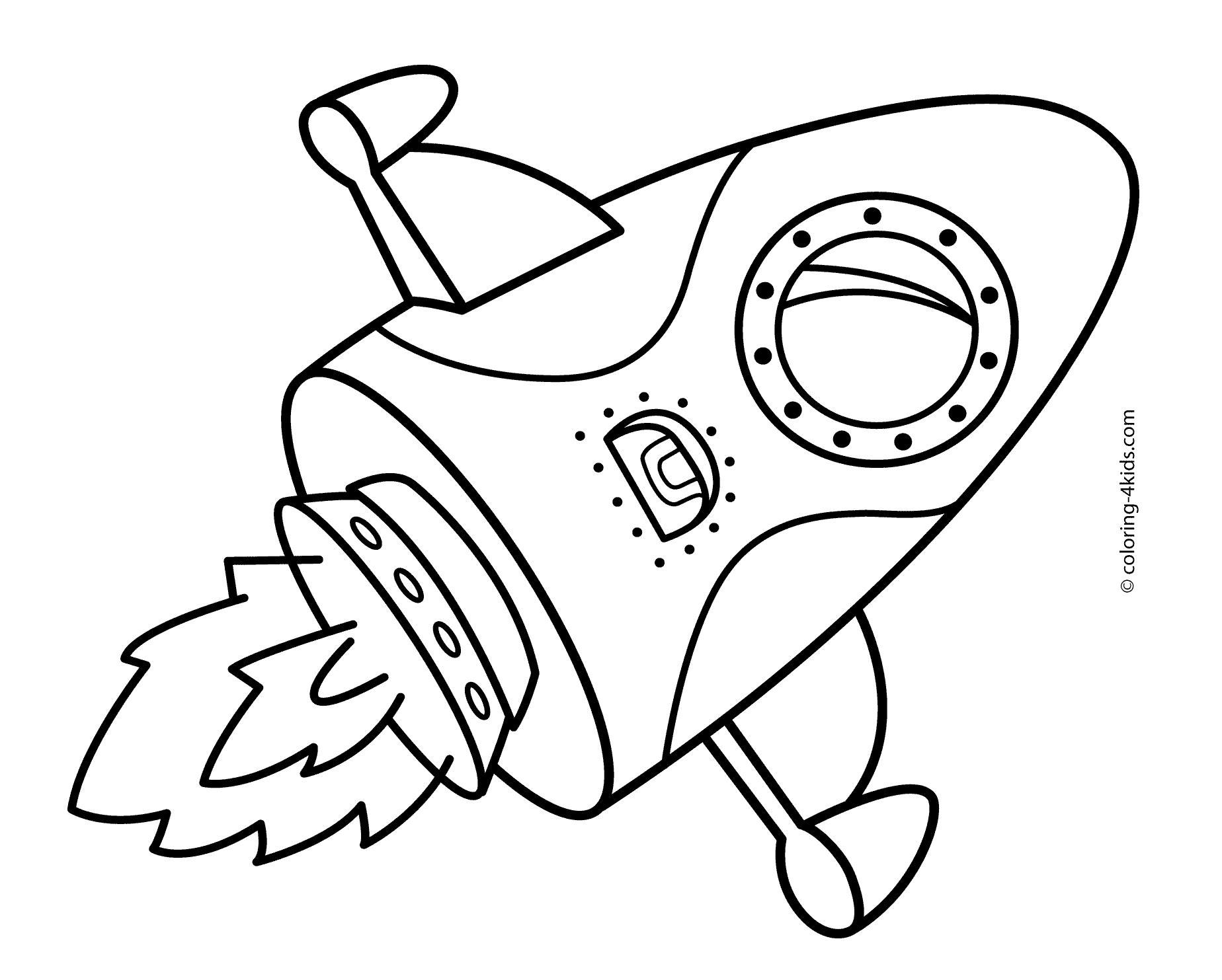 coloring pages rocket ships : Printable Coloring Sheet ~ Anbu ...