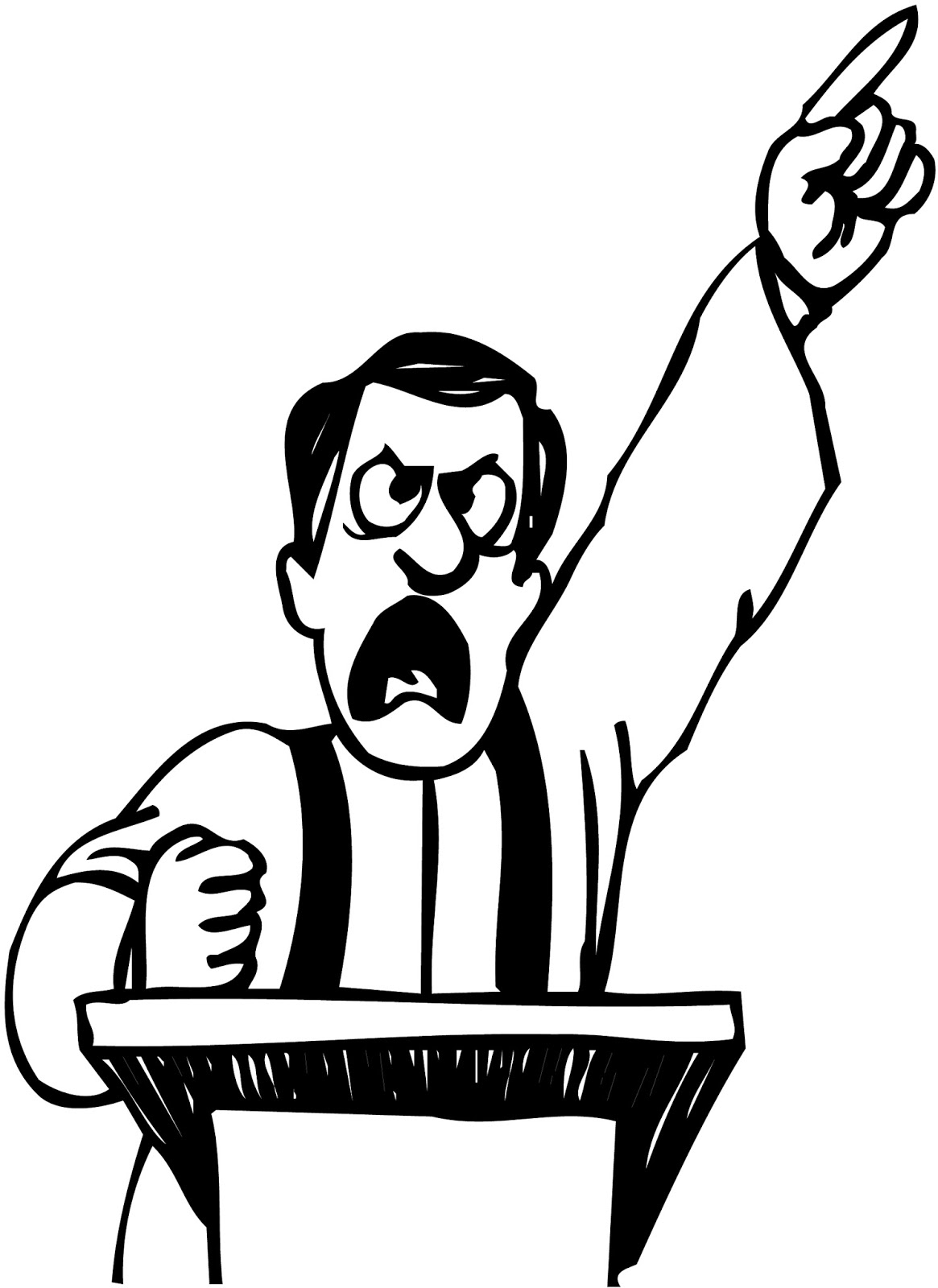 Images For > Pastor Preaching Clipart