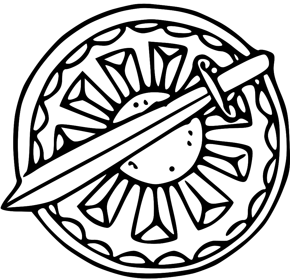 Images For > Shield Coloring Page