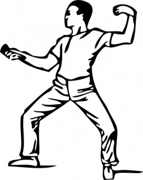 Fencing Guard Clip Art (.) - Human vector #53432 | Download Free ...