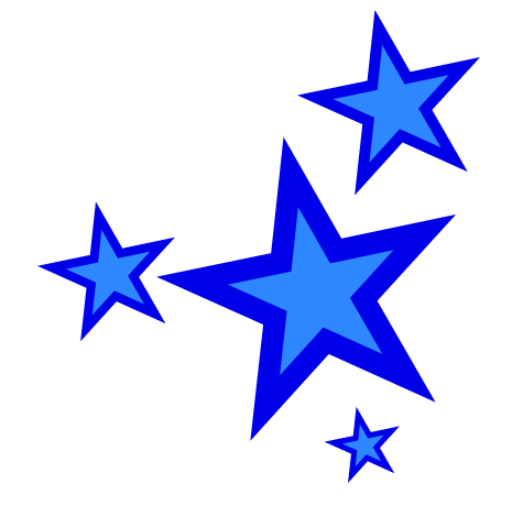 Blue Stars Design Pattern Graphic and Picture | Imagesize: 8 kilobyte
