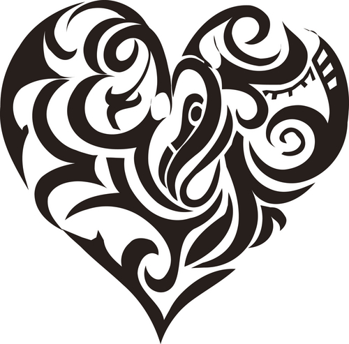 Funky Tribal Heart Tattoos | Tattoomagz.com › Tattoo Designs / Ink ...