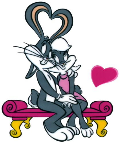 Free Valentine's Day Looney Tunes Bugs Bunny Cartoon Scrapbook ...