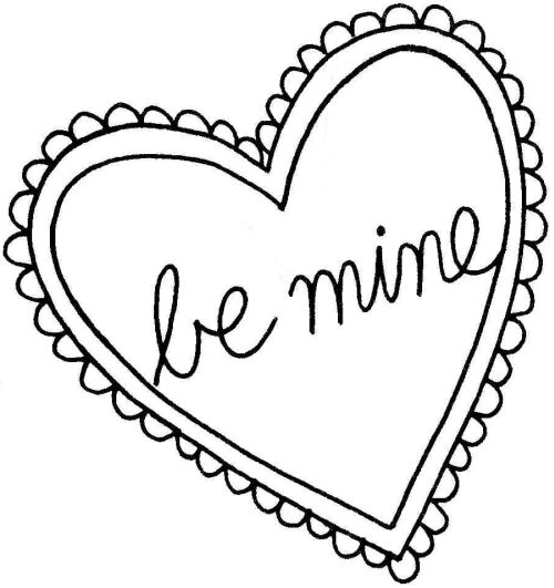 Valentine's Day Clip Art Black And White | trendminicraft.