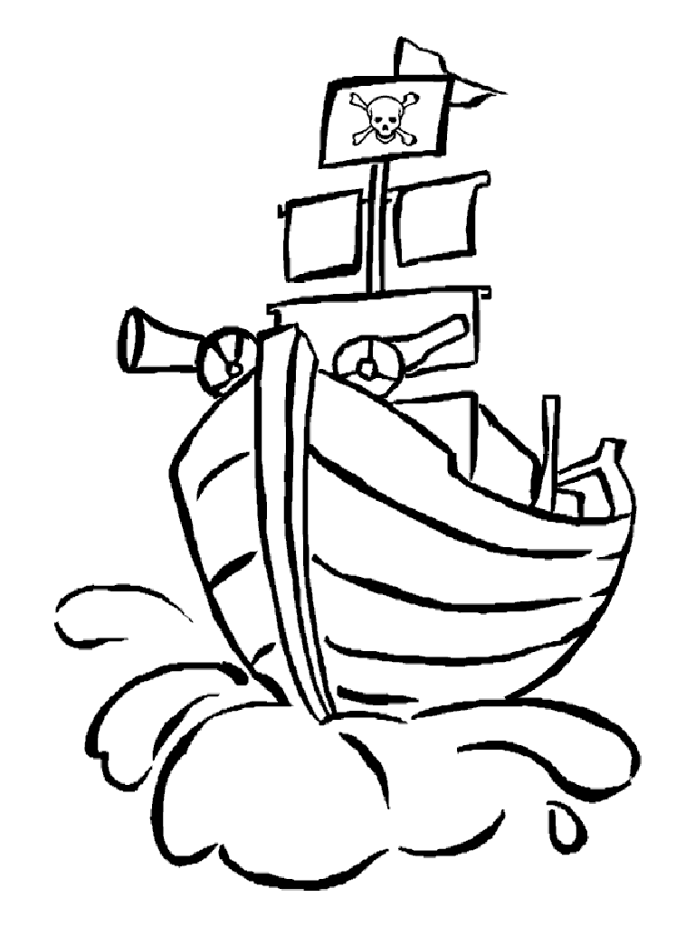 Cartoon Pirate Ship Clip Art - ClipArt Best