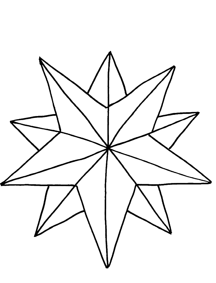 Star Line Drawing Clipartsco