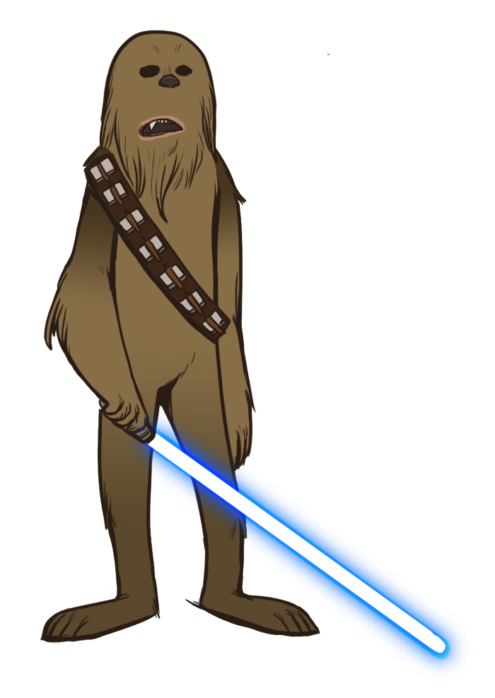 Fashion and Action: Some Chewbacca Fan Art Love for Wookiee Life Day!