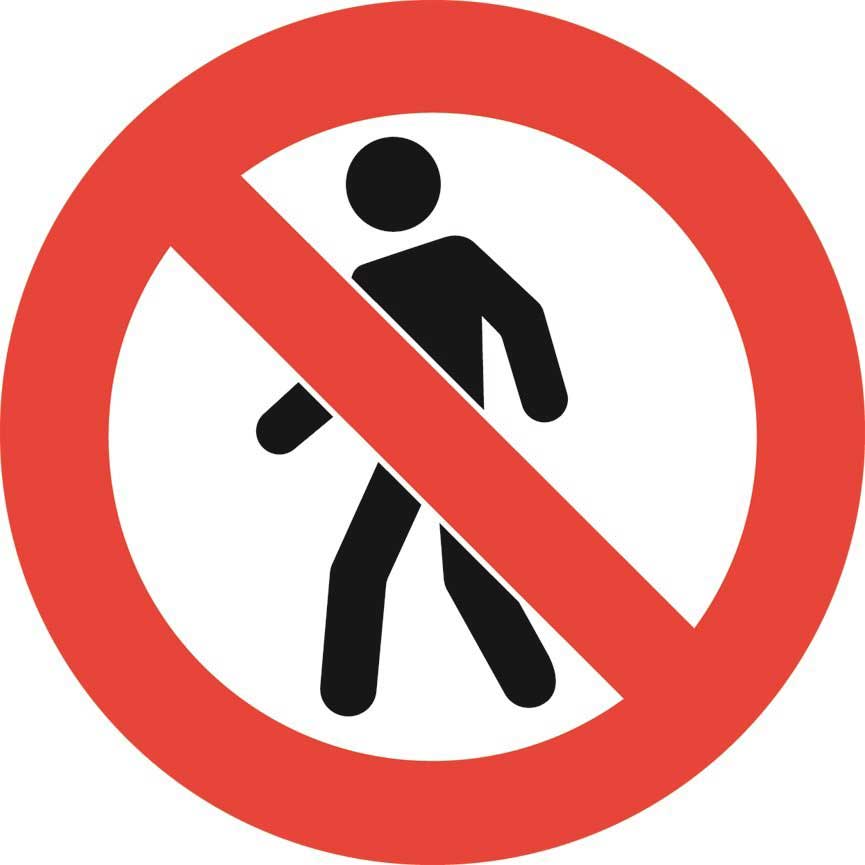 No People Graphic Floor Marker - ESE Direct