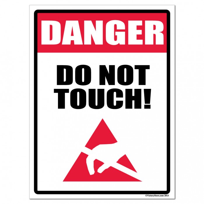 Danger Do Not Touch Funny Wallpapers
