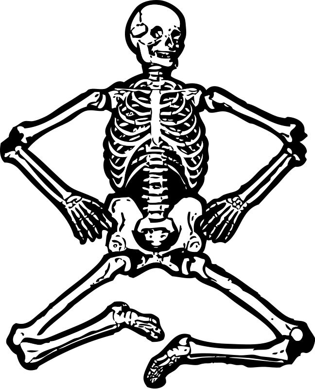 Sincere Skeleton Clip Art Download
