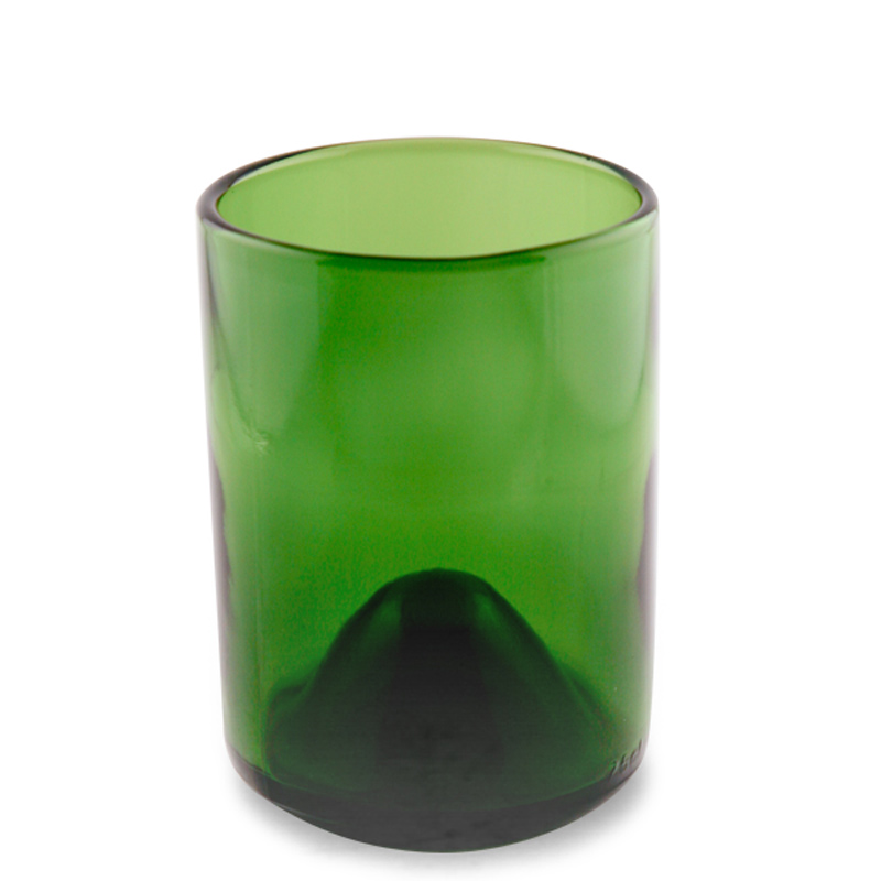 Green Recycled Wine Bottle Drinking Glasses by Wine Punts - BuyGreen.