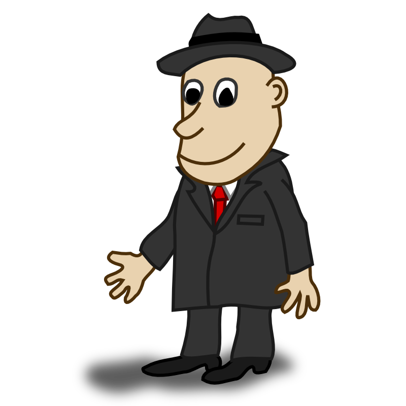 Clipart - Comic characters: Businessman