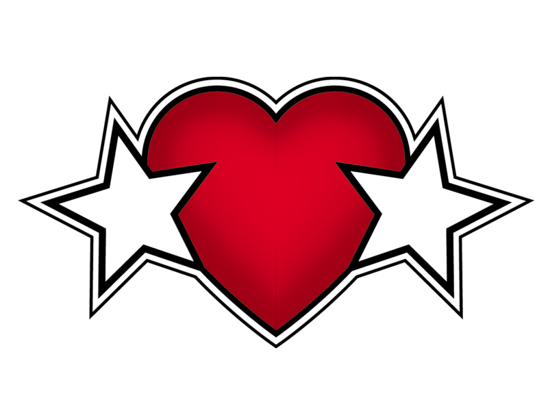 Tattoo Design - Heart and Stars by Rabbidgoose on deviantART