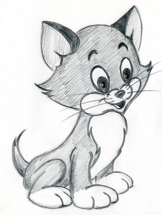 Drawings Of Cartoons in Pencil