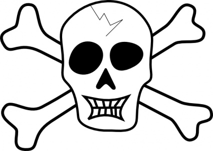Pirate Skull And Bones clip art - Download free Other vectors