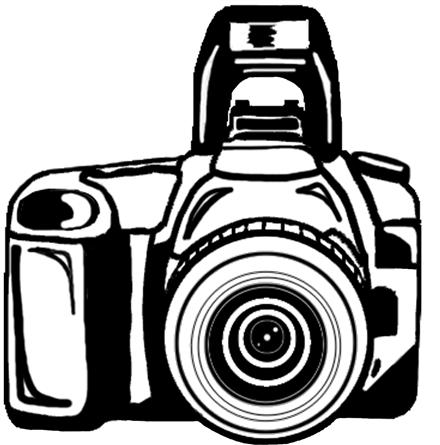 Vintage Camera Clip Art Black And White - Gallery
