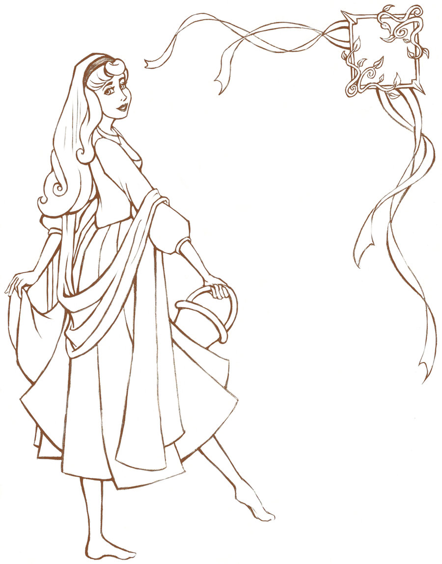 Briar Rose - Lineart By Bladesfire On DeviantArt - Cliparts.co