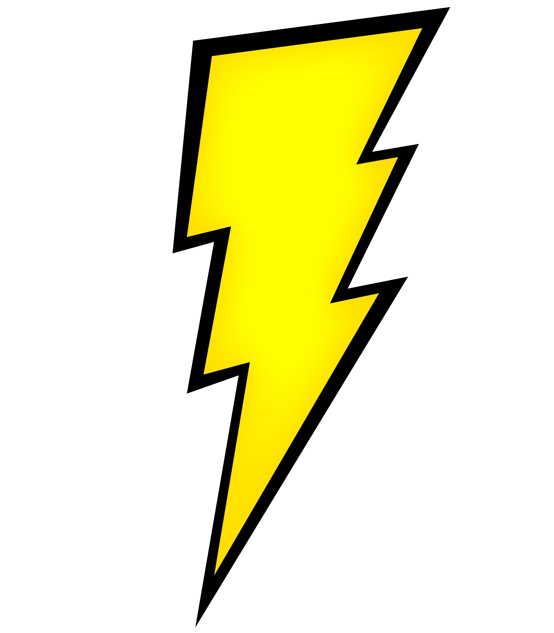 Lightning Bolt Iron on T Shirt Transfer Superhero Cartoon Kids Fun ...