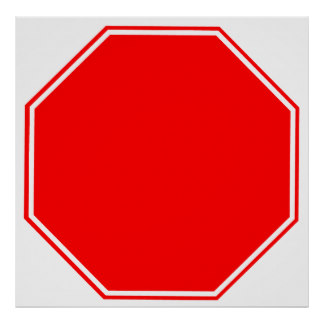 Blank Stop Sign Gifts - T-Shirts, Art, Posters & Other Gift Ideas ...