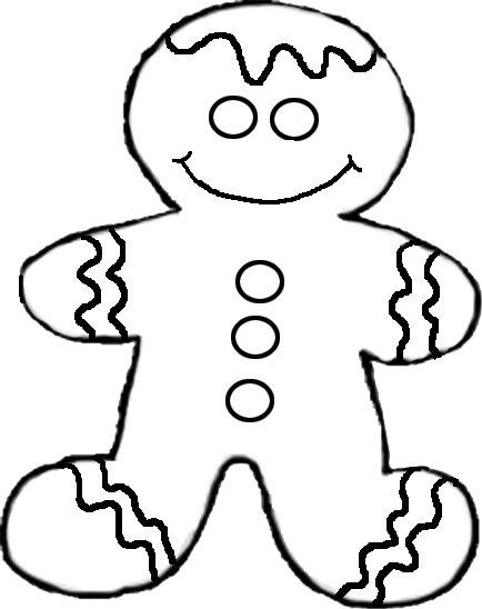 Gingerbread coloring page ~ Coloring pages coloring pages for ...