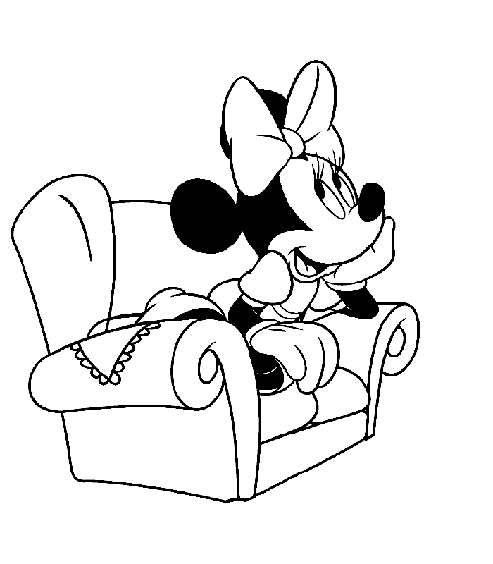 minnie mouse face coloring pages | www.walzem.net