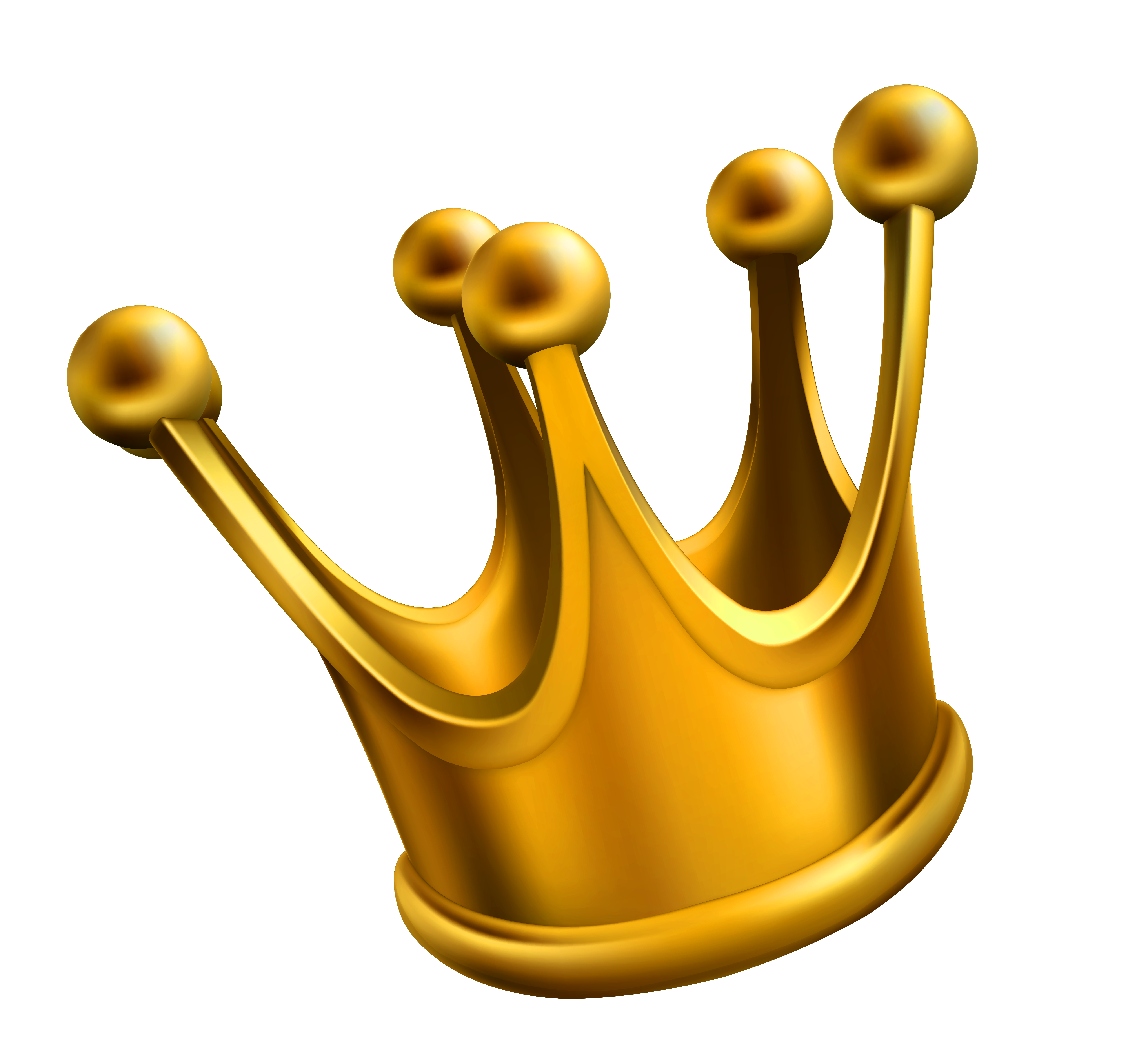 Golden Crown PNG Clipart Picture