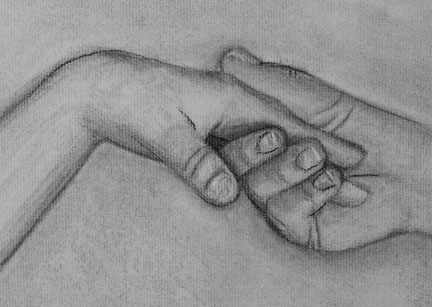 Drawing of Friends Holding Hands images