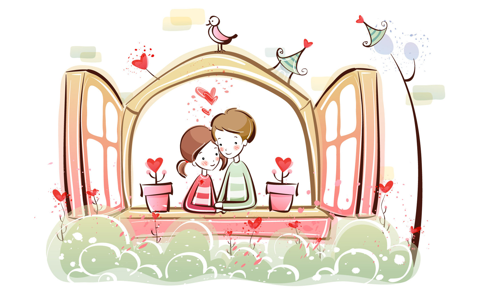 Couple Wedding Cartoon | Courseimage