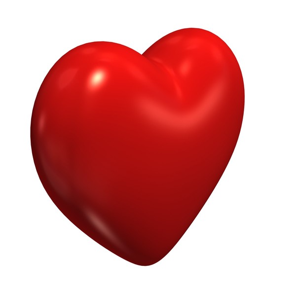 Valentine's Day Heart 3D Model Made with 123D MeshMixer