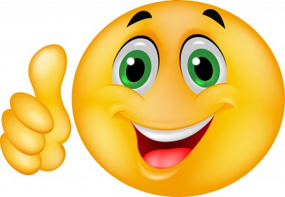 Happy Face Symbol With Thumbs up images