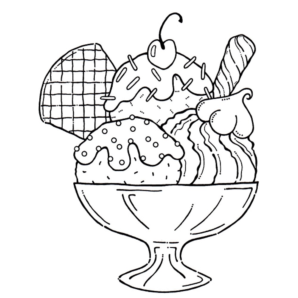 Candyland coloring pages of ice cream cones viewing gallery ...