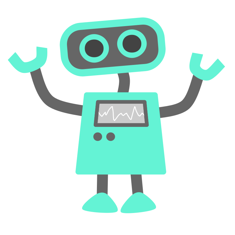 Clipart - Blue Robot