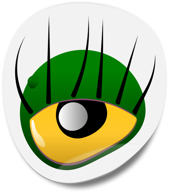 Clipart - Monster Eye Sticker 1