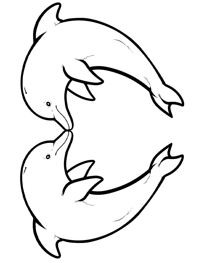 Dolphin Coloring Pages (9) - Coloring Kids