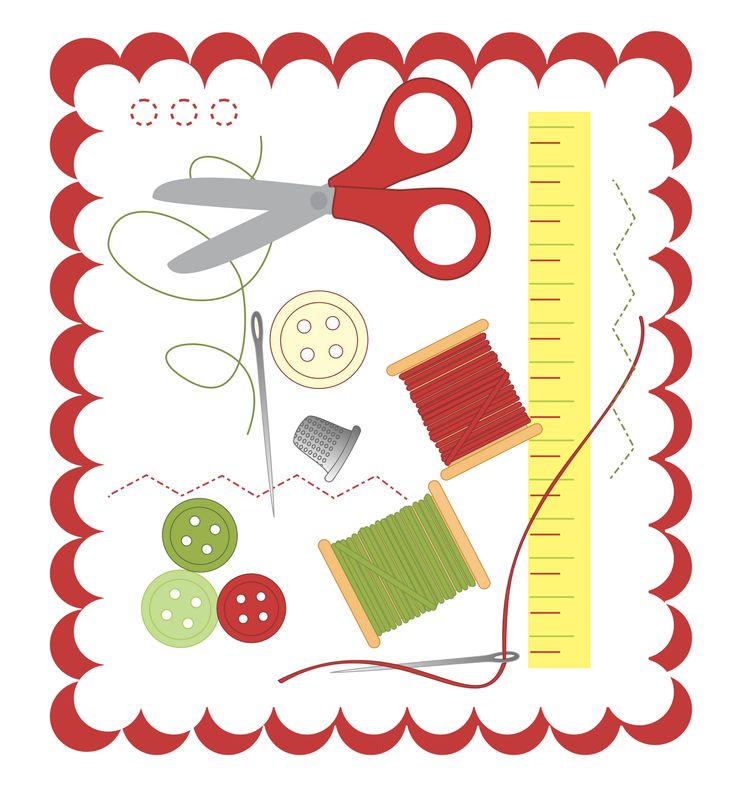 sewing stuff clipart | Sewing Clip Art | ♦Sewing Baskets & Boxes ...