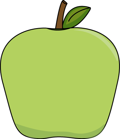 Big Green Apple Clip Art - Big Green Apple Image
