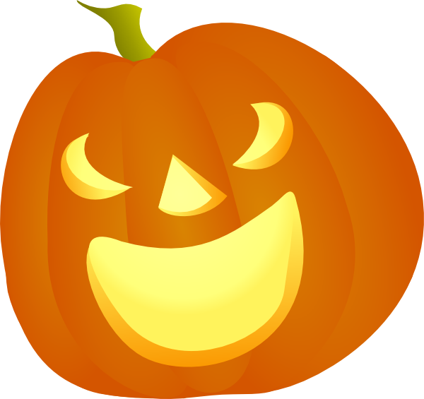 Halloween Pumpkin Smile clip art - vector clip art online, royalty ...