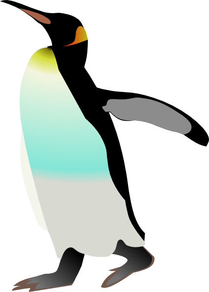 Emperor Penguin clip art - vector clip art online, royalty free ...