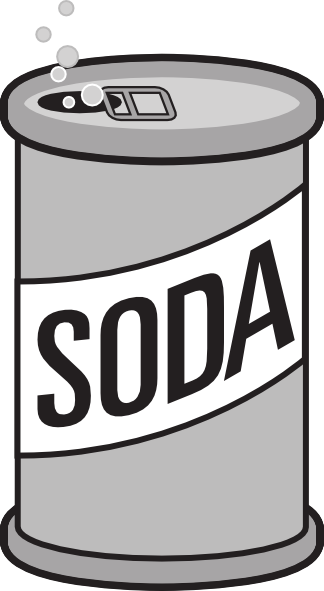 Soda Can clip art - vector clip art online, royalty free & public ...