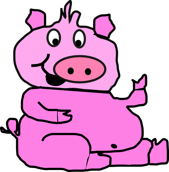 when pigs fly clipart - photo #24