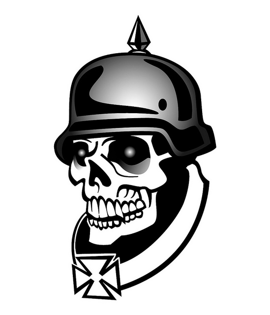 WWI Soldier Skull In Helmet | Flickr - Photo Sharing!