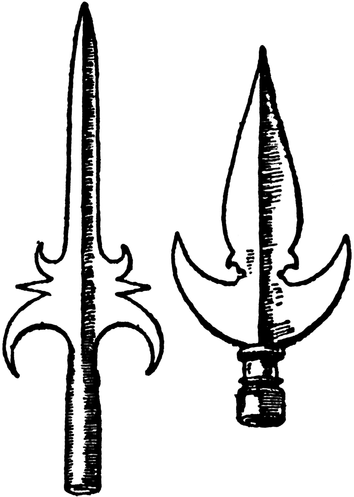 Medieval spearhead | ClipArt ETC