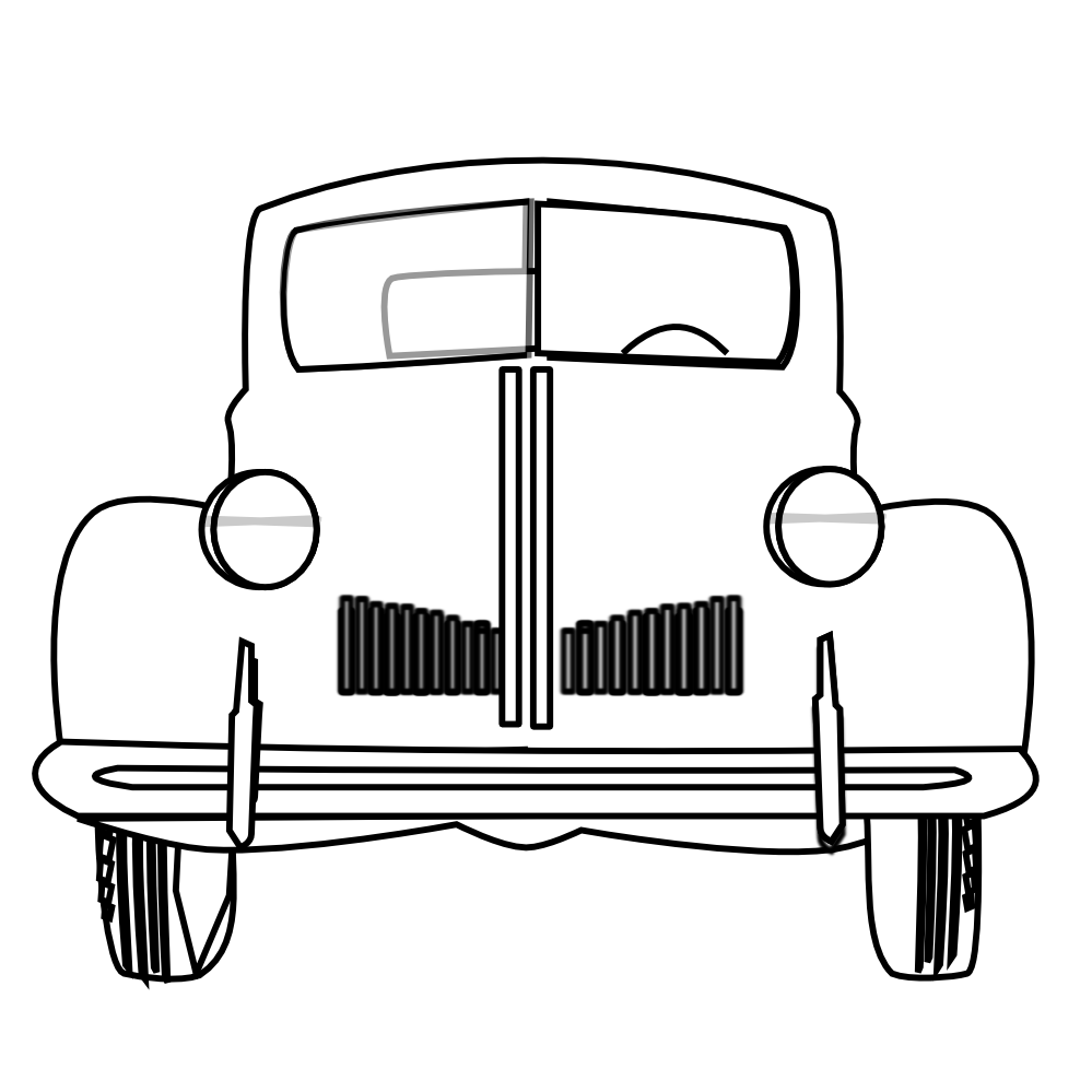 toy car clipart black and white - photo #36