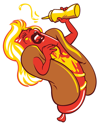 clip art cartoon hot dogs - photo #10