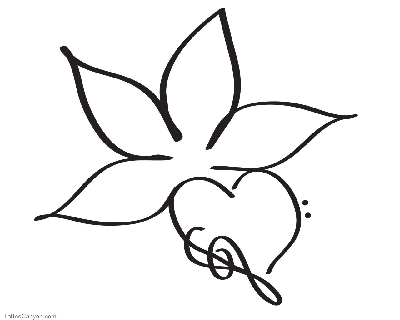 Free Designs Simple Flower Tattoo Design Wallpaper Picture #