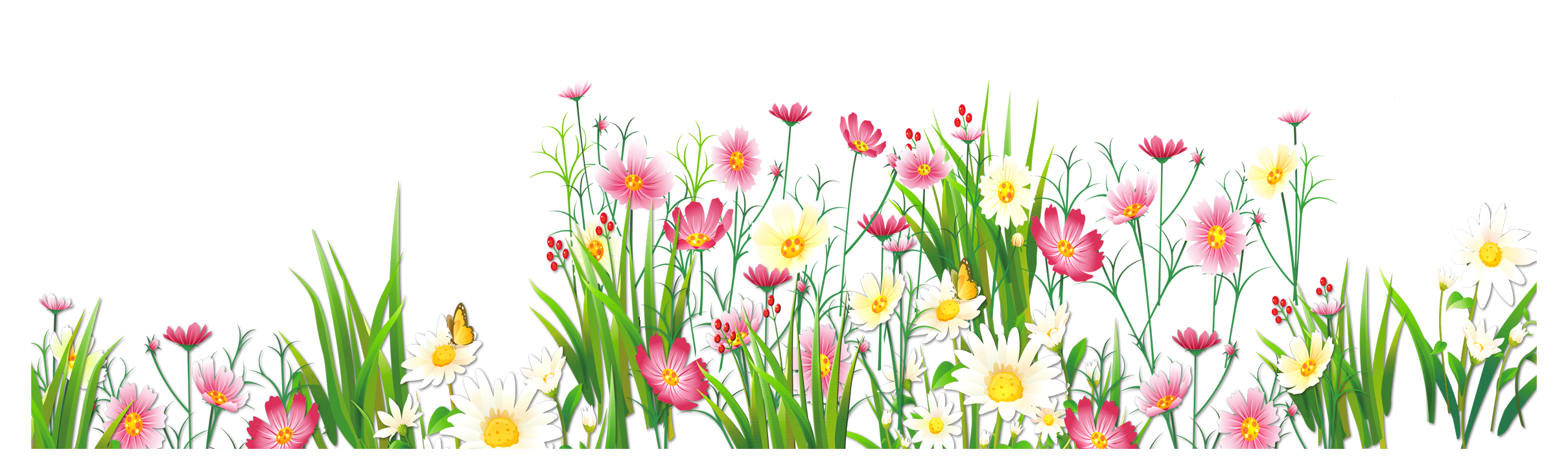free clipart grass and flowers - photo #12