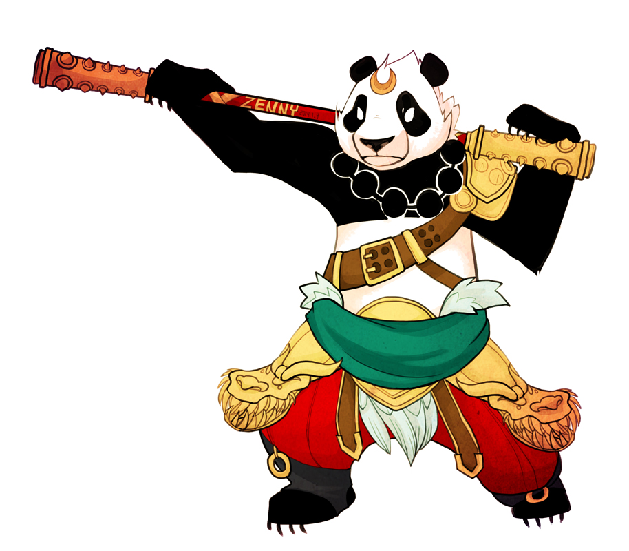 Smite - Panda kung by Zennore on deviantART