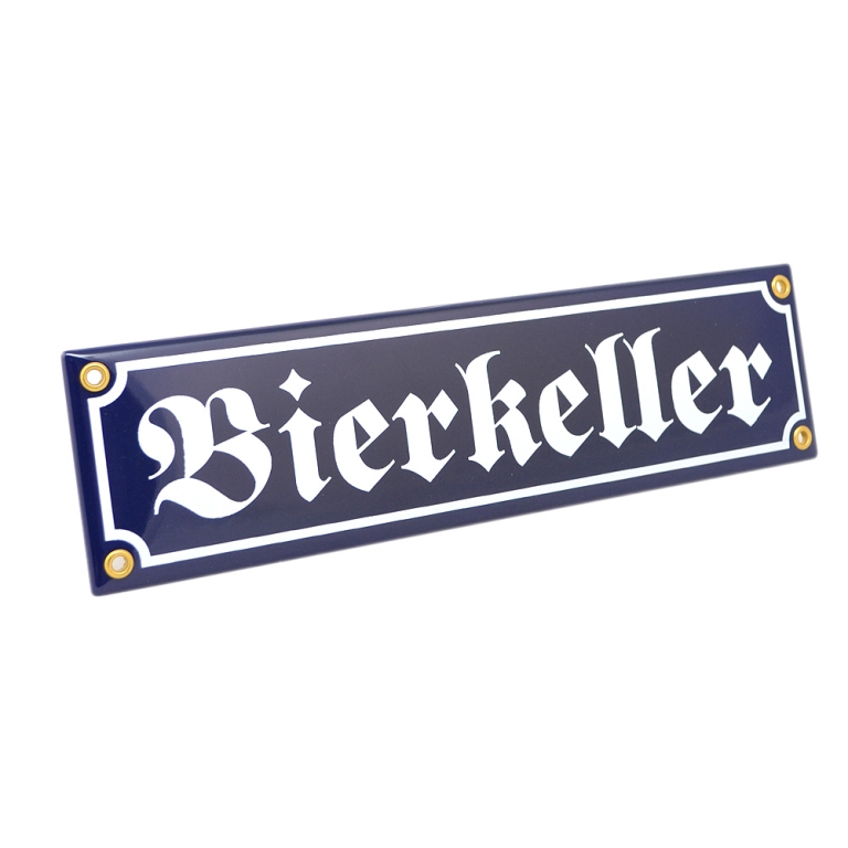 Signpost "beer cellar" | Tin-Plate Signs | Bavaria | Bavariashop ...